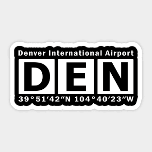 DEN Airport, Denver International Airport Sticker